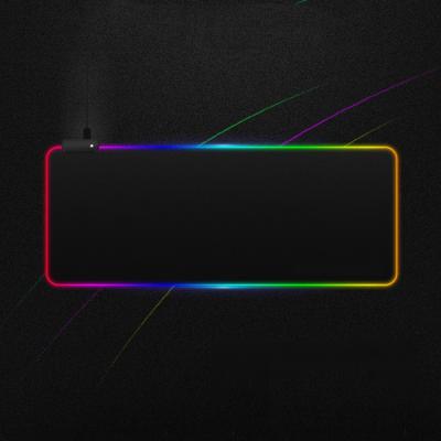 China A Mousepads Mat With Usb Computer Gamer Large 2022 RGB Led HEATER Gaming Mouse Pads Extended Big Large Luminous Light Keyboard Custom for sale