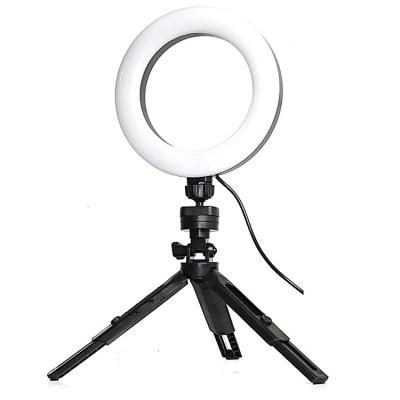 China A 10 Inch Mini Big Tiktok Youtube Video 2022 Led Ring Light With Tripod Stand Dimmable Led Ring Light for sale