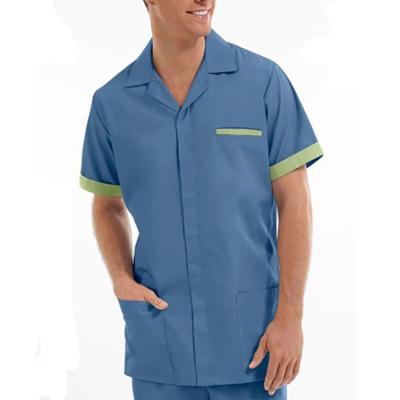 China restaurant & Top Bar Maid Uniforms For Men With Contrast Color for sale