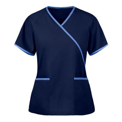 China restaurant & Wholesale Bar Hotel Women Men Workwear Shirt Housekeeping Tunic Unisex Cleaning Uniform for sale