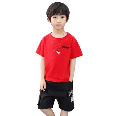 China Handsome Casual Big Boy Clothes Boutique Two Piece Costume Kids Clothes Boys Clothing Sets for sale