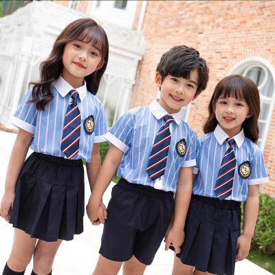 China Custom High Quality Primary Secondary High School Uniform Uniforms Colors Boys And Girls White Shirt Pre School Dress Uniform Designs For Kids for sale