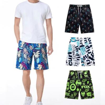 China QUICK DRY Mens Workout Fitness Shorts Sport Gym Running Jogger Shorts Mens Print Summer Casual Custom OEM Customized Shorts summer beach for sale