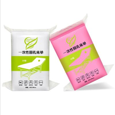 China Single High Quality Disposable Massage Hotel Salon Sheets Disposable Spunlace Sheet for sale