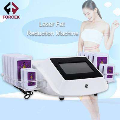 China Wrinkle Remover Good Quality 14 Laser Dishes Slimming Beauty Reduction Cellulite Lipolysis 635-650NM Painless and Noninvasive Equipment Device for sale