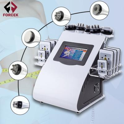 China USA Popular Weight Loss RF Vacuum Slimming Machine 6 in 1 Lipo 40k Ultrasonic Cavitation Machine for sale