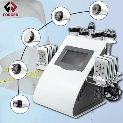 China Newest Weight Loss Cavitation 6 in 1 Machine 40k Ultrasonic Cavitation Cellulite Roller Machine for sale