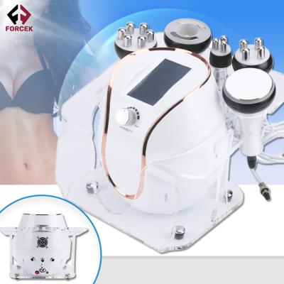 China Portable 5 in 1 RF Cavitation Slimming Machine 40 Cavitation Fat Loss Body Slimming Device Ultrasonic Weight Loss Machine for sale