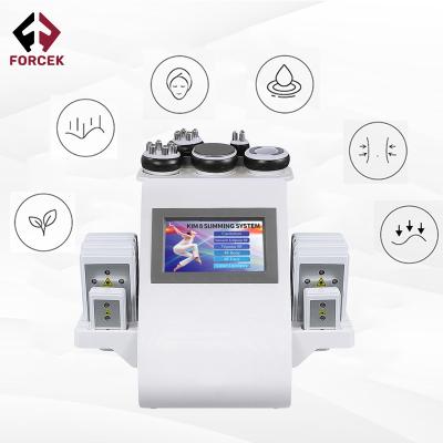 China 2021 Newly Mini Weight Loss 40k Cavitation System 6 in 1 Slimming Machine for sale