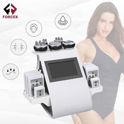 China Good Sales Weight Loss Portable 6 in 1 Cavitation Slimming Machine for sale