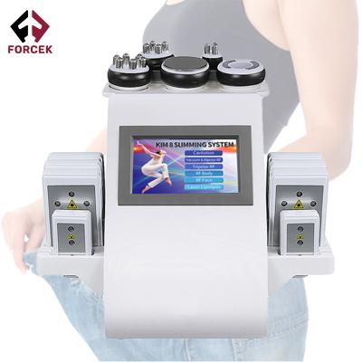 China Weight Loss Factory Direct Portable 6 in 1 Cavitation Machine Slimming Equipment for sale