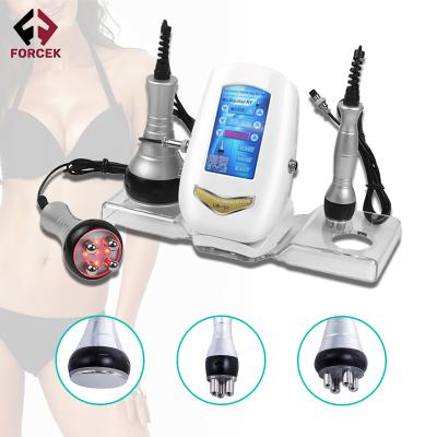 China Hot Sales 40k Wrinkle Remover Cavitation Ultrasonic Weight Loss 3 In 1 Beauty Machine for sale