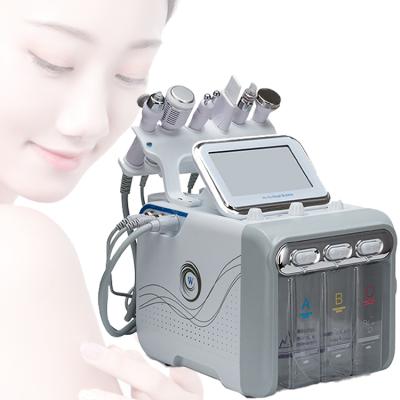 China First generation bubble beauty instrument h2o2 quality wrinkle remover good small to remove blackhead 6 in 1 skin care cleaning machine for sale