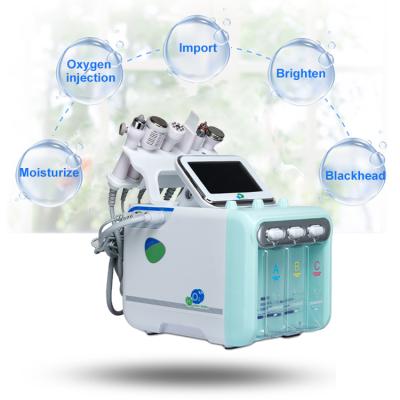 China Wrinkle Remover Sales Good 6 Small Bubbles in1 Facial Hydrogen Second Generation Microdermabrasion Deep Cleansing Machine for sale