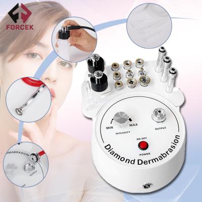 China Wrinkle Remover Home Use 3 in 1 Peel Peel Blackhead Removal Diamond Microdermabrasion Machine for sale