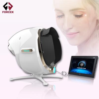 China Portable 8 Spectrum Facial Skin Analyzer Machine 3d Digital Skin Analyzer Amazon Success Skin Analyzer for sale