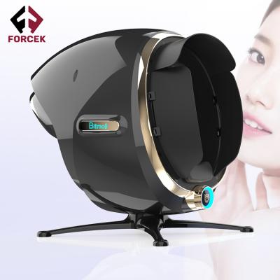 China Best Professional Skin Analysis Skin Analysis Machine Effective Wrinkle Scan Detect Smart Magic Skin Moisture 3d Mirror Scanner for sale