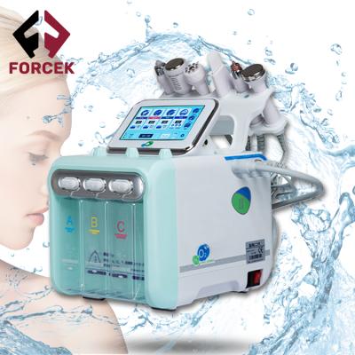 China Wrinkle Remover Factory Promotion Oxygen Jet Skin Machine 6 in 1 Second Generation Hydrogen Oxygen Cleansing Small Bubble Beauty Device for sale