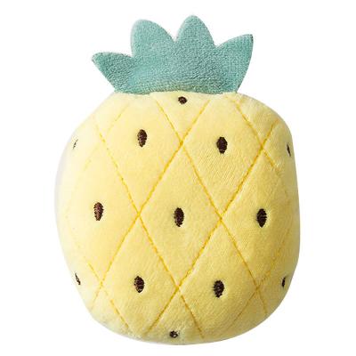 China Cotton Net Red Instagram Small Pineapple Stuffed Cute Toy Stock Doll Fruit Birthday Girl Gift Custom Processing for sale