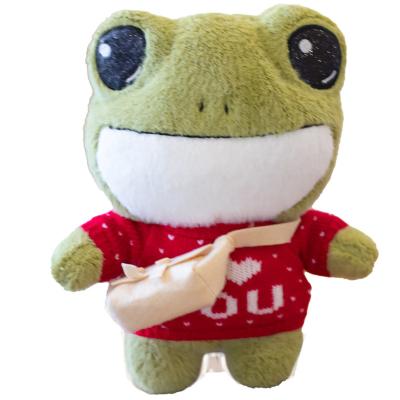 China Cute Plush OEM Frog Pillow For Lovers Birthday Gift Plush Toy Girl Accompany Sleeping Doll For Friend for sale