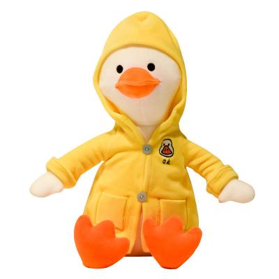 China Plush Internet Celebrity Duck Duck Plush Toy Little Yellow Doll Doll Can Wear Clothes Valentine's Day Gift Birthday Gift for sale