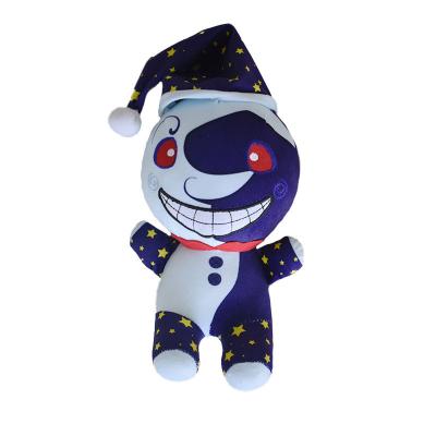 China Original Custom Cute Cartoon Circus Plush Bag Claw Machine Doll Customized Head Chain Pendant Doll Cotton Clown Plush Toy for sale