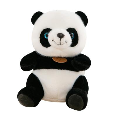 China New cartoon plush stuffed animal toy small claw machine doll custom chubby children's birthday gift panda doll for sale