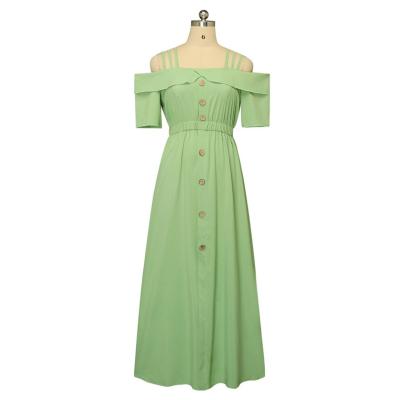 China 2021 Summer Women Sustainable Fashionable Plus Size Plus Size Girls Clothes Elegant Sexy Midi Dress for sale