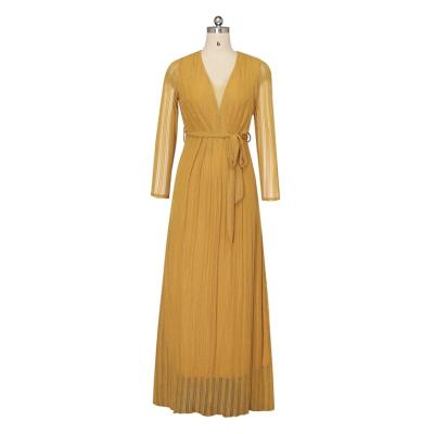 China Elegant Women Sustainable Professional Clothing Manufacturing Long Summer Dresses for sale