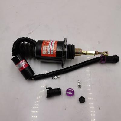 China Marine Engine Shangchai Spare Parts Cut Off Solenoid Valve C59AL-59AL204+A for sale