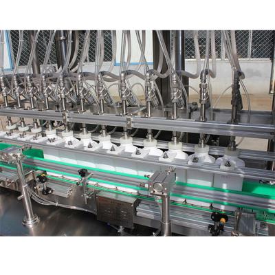 China Suit for Different Bottle Small Business Manual Weighing 5 Liter Liquid Filling Machine Fertilizer for sale