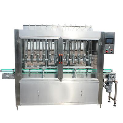 China Food Filling Machine Servo Motor Piston Filling Machine Semi Automatic Liquid Vinegar Bottle Machine for sale