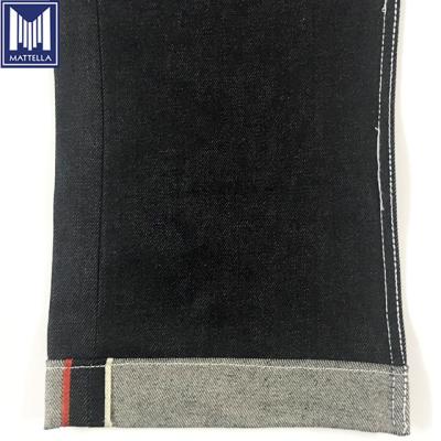 China Shrink-Resistant 100% Cotton Selvage Indigo 6270# Japanese Red and White Color 13oz Cotton Selvage Jeans Cloth Denim Fabric for sale