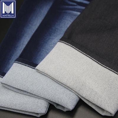 China Fake Knit 4 Way Stretch Knitted Soft Hand Feeling Embroidered Style Denim Wholesale Premium Fabric for sale