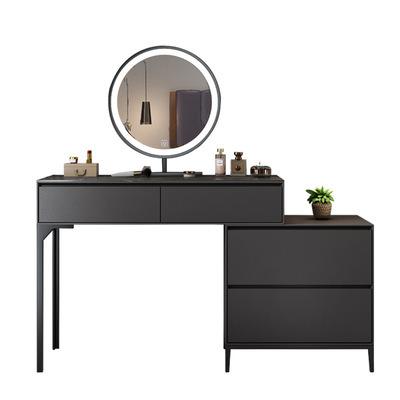 China (Other) Italian Modern Concise Adjustable Bedroom Furniture Slate Stone Flexible Dressing Table for sale