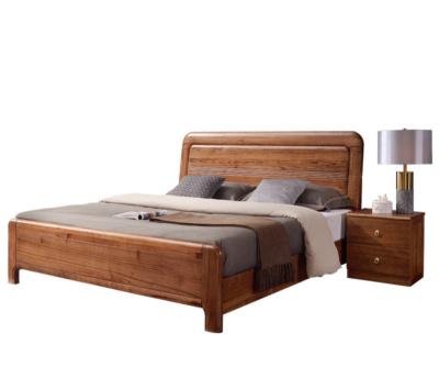 China New Concise Chinese Solid Wood Expandable Gold Sandalwood Bedroom Furniture for sale