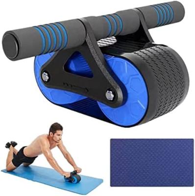 China Universal Home Abdominal Workout For Core Workouts Automatic Relinked Abdominal Wheel With Knee Mat for sale