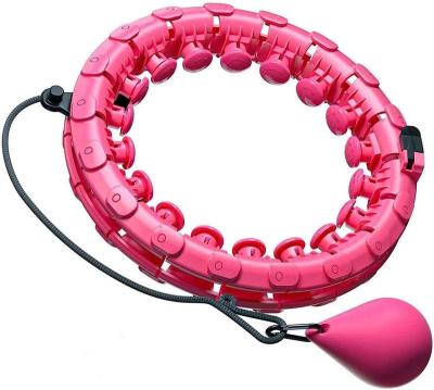 China Bodybuilding Fitness 24 Knots Sports Fitness Blue Pink Hoola Hot Selling Circles 24 Knots For Adults Exercising Circle for sale