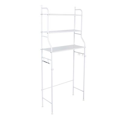 China Bathroom storage rack on the toilet rack, extendable shelf, washing machine storage rack to save space for sale