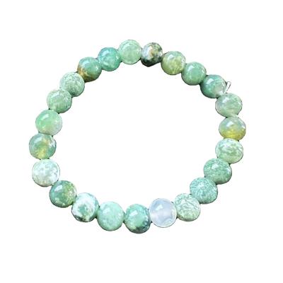 China China Natural Gemstone Bead Bracelet Healing Yoga Round Crystal Bracelet Adjustable Stretch Bracelet 8mm for Women Men Bracelets for sale