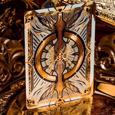 China Wholesale Custom Entertaiment Playing Cards Factory Gold Playing Cards Collection Poker Edge Gilding Cardistry Cards With Deluxe Sets Box for sale