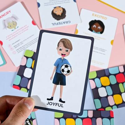 China Entertaiment Game Cards Top Selling Custom Flash Cards Printing Learning Education Game Cards Set For Kids for sale