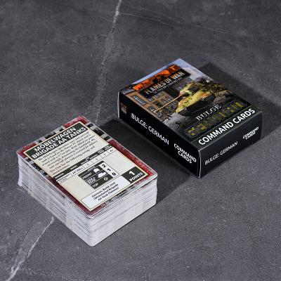 China Entertaiment Regular Wholesale Custom Printing Playing Cards Card Pack Customized LOGO Card Board Game Flash Cards For Kids for sale