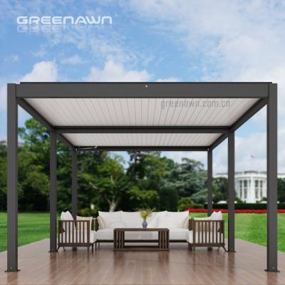 China Garden\Supermarket\Balcony\Eco-Free Cheap Gazebo Villa Pergola Gazibo Gazebo Waterproof Aluminum Metal Outdoor Swimming Pool for sale