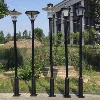 China Garden Best Selling Decorative Ornamental Cast Iron Outdoor Light Poles for sale