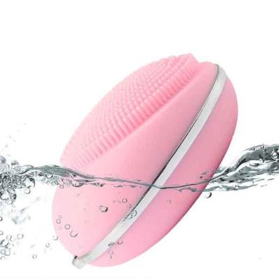 China Other Silicone Electric Facial Deep Waterproof Face Washing Brush Cleaning Massager Skin Cleansing Device for sale