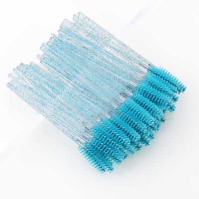 China Natural Crystal Clear Eyelash Brush China Manufacturers Disposable Eyelash Mascara Brush Makeup Tools Lash Brushes for sale