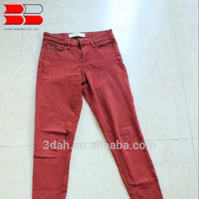 China All kind ladies occasion the color jeans pants for sale