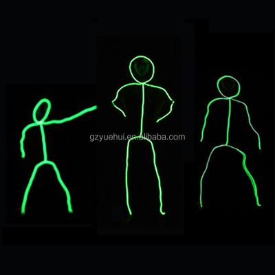 China Regular Wholesale Diy EL Wire Suit Bar Nightclub Decoration Strip Match Person Clothing Glowing Neon Led Creative Birthday Gift for sale