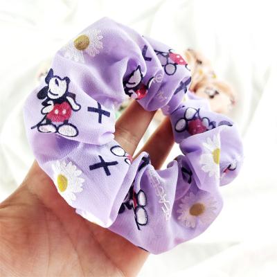 China Wholesale Women's High Quality Handmade Tornado Girls Hair Accessories Girls Hair Decoration Fashion Cute Mickey Scrunchies Cloth for sale